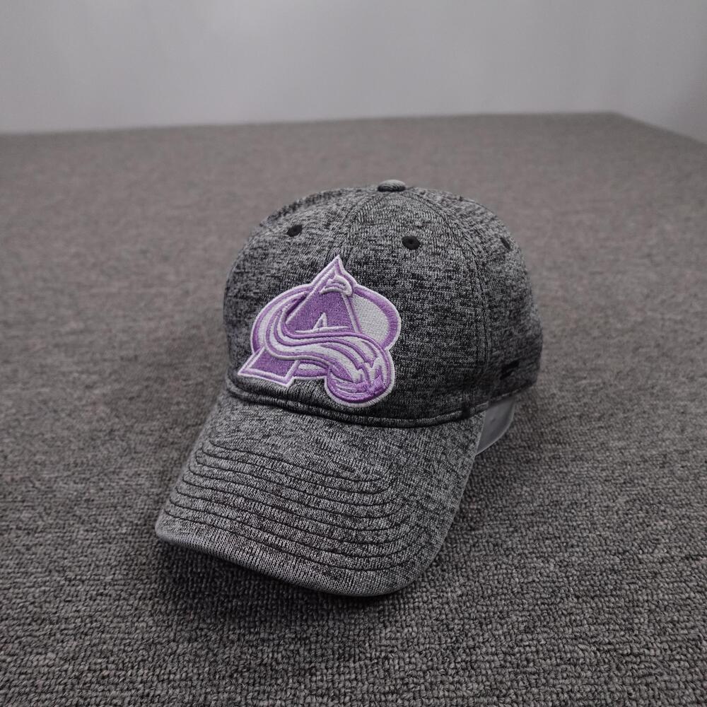 Colorado Avalanche Hat Cap Strap Back One Size Gray NHL Hockey Fanatics